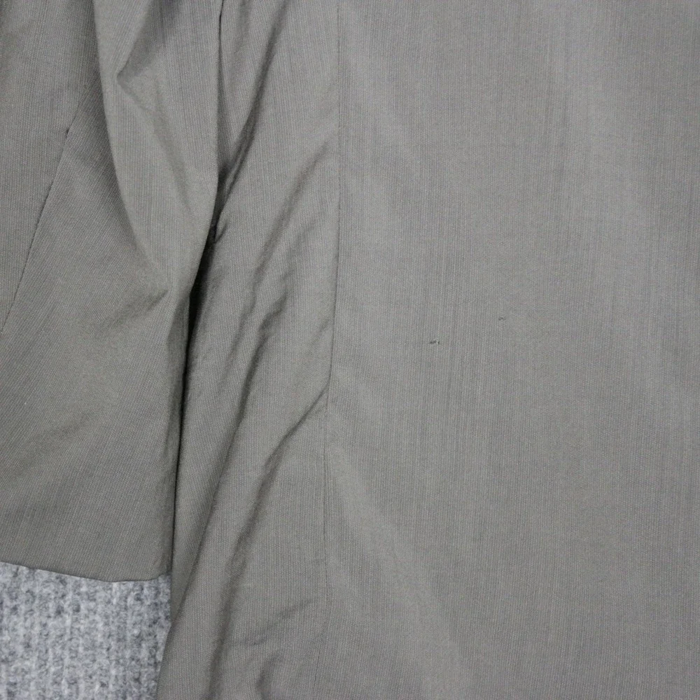 Hugo Boss Blazer Mens 40R Gray‎ Super 100 Wool Single Breasted Flawed
